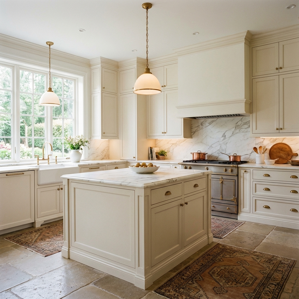 Classic Kitchen with premium stone countertops